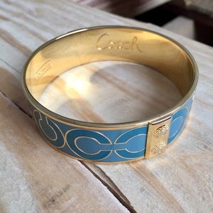 COACH Signature C Blue Bangle